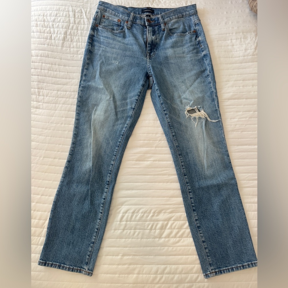 J. Crew Light Slim Broken-In Boyfriend Jeans